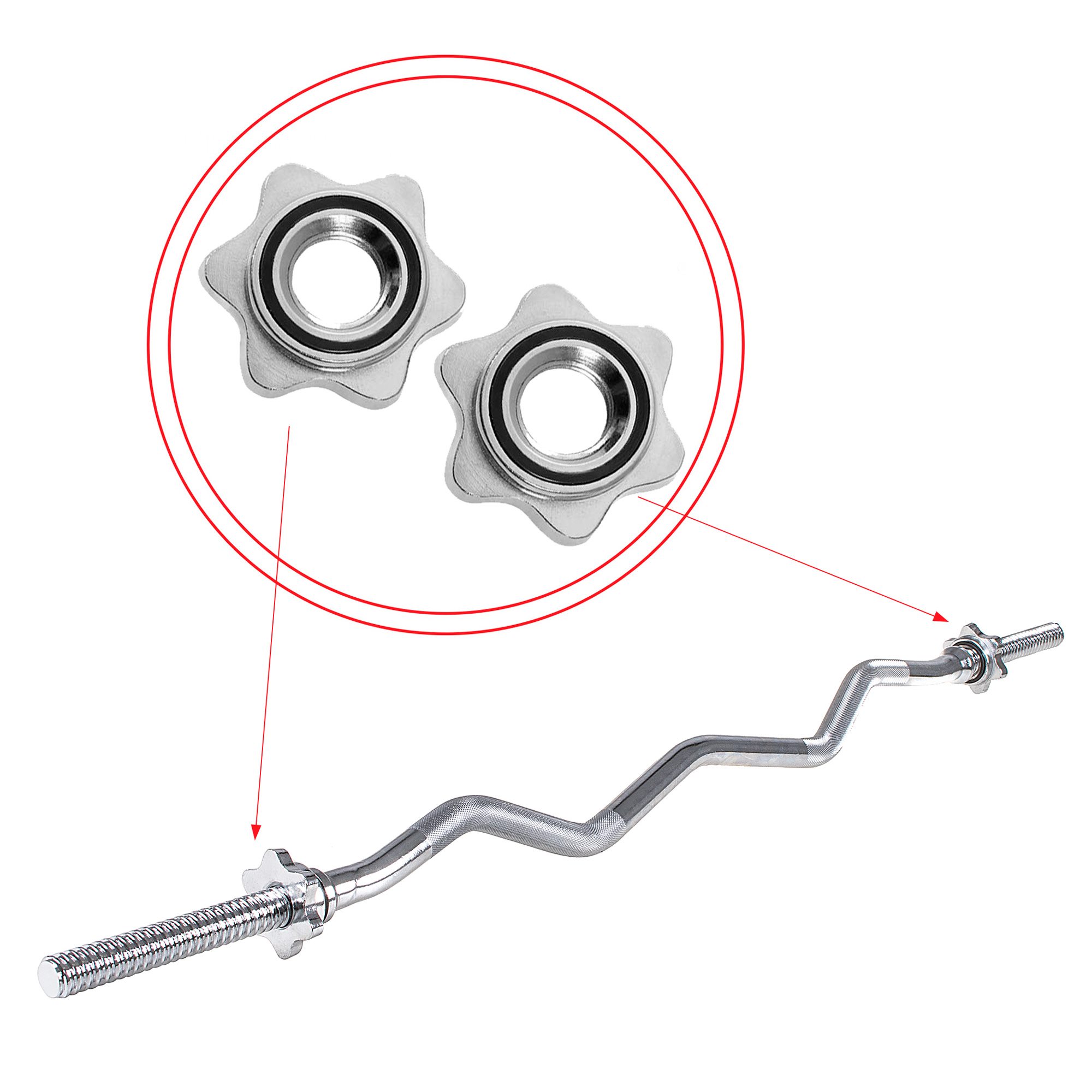 Fitness kaalukangi Springos FA1050 120 cm 25mm | Osta veebist — Megaluks