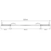 Olimpinis strypas Springos FA1052 220 cm 20 kg | Pirkti internetu — Megaluks
