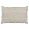 Cushion Cotton Linen Grey 60 x 40 cm