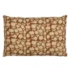 Cushion Cotton Brown Beige 60 x 40 cm