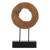 Sculpture Beige Mango wood 31,5 x 9 x 47,5 cm