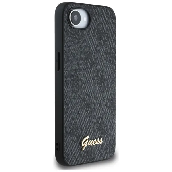 Guess 4G Script Logo MagSafe - Case for iPhone 16e (black)