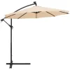 Garden umbrella with solar panel Springos GU0047 300 CM