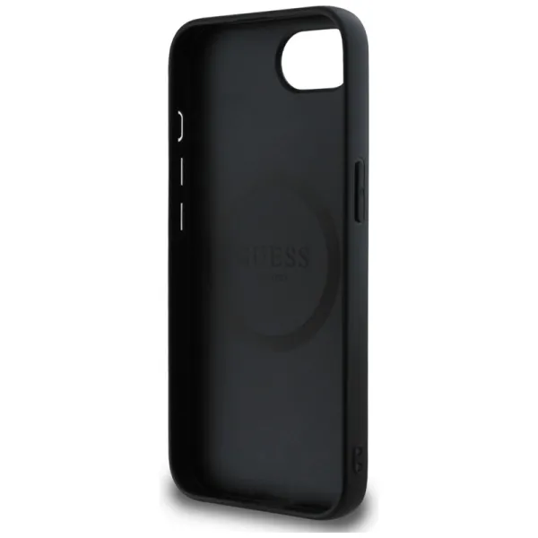 Guess 4G Script Logo MagSafe - Case for iPhone 16e (black)
