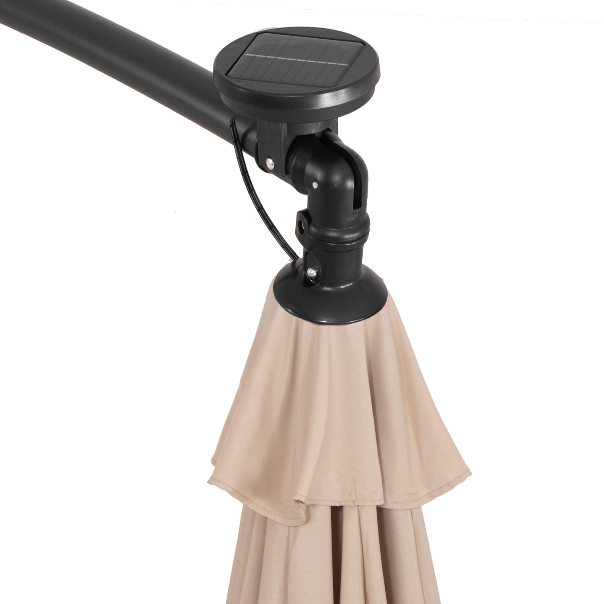Garden umbrella with solar panel Springos GU0047 300 CM