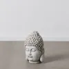 Sculpture Grey Clay Fibre 26,5 x 26,5 x 41 cm Buddha