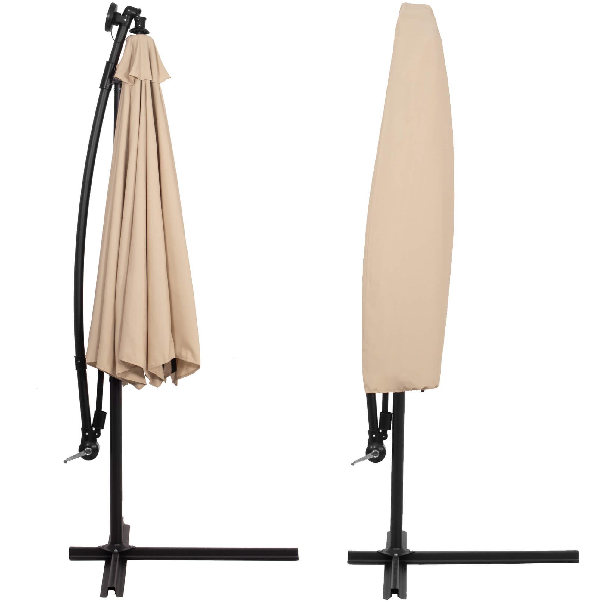 Garden umbrella with solar panel Springos GU0047 300 CM
