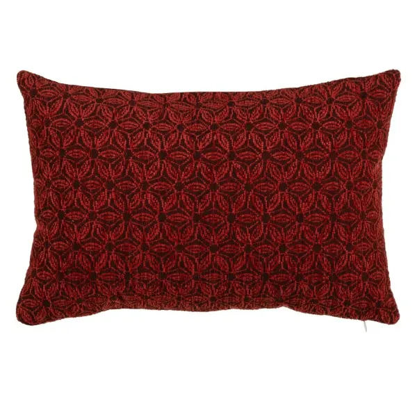 Cushion Polyester Maroon 45 x 30 cm