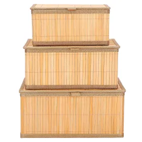 Bamboo organizers for cosmetics Springos HA0153 3 pcs. | Buy online — Megaluks