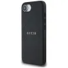 Guess Grained Ring MagSafe - Case for iPhone 16e (black)