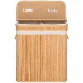 Bamboo laundry basket Springos HA0155 100l | Buy online — Megaluks