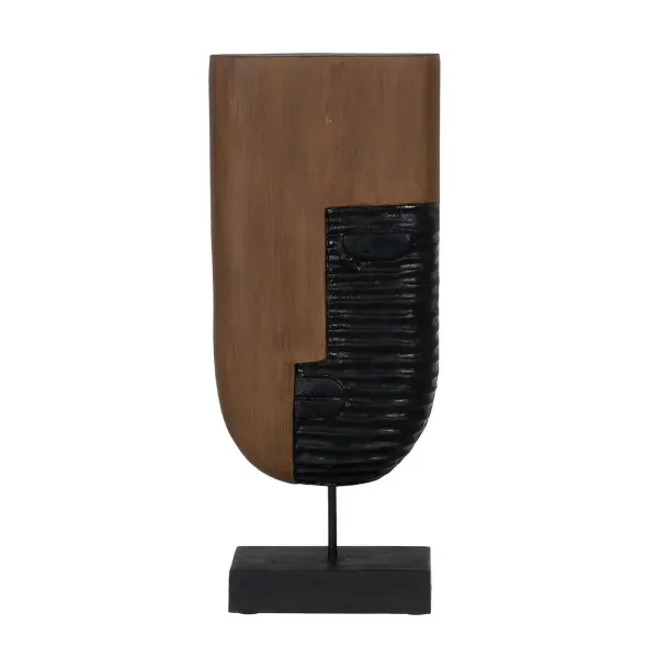 Decorative Figure Brown Mask 20,5 x 12 x 49 cm