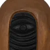 Decorative Figure Brown Mask 17,5 x 10 x 50 cm