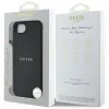 Guess Grained Ring MagSafe - Case for iPhone 16e (black)