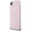 Guess Grained Ring MagSafe - Case for iPhone 16e (pink)