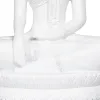 Decorative Figure White Buddha 19,2 x 12 x 32,5 cm