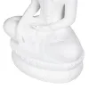 Decorative Figure White Buddha 19,2 x 12 x 32,5 cm