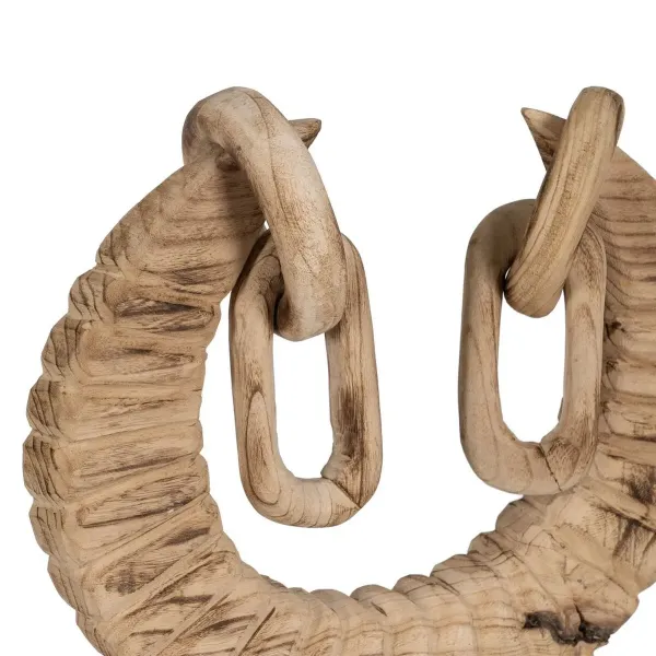 Decorative Figure Natural Horns 50 x 12 x 42 cm