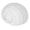 Decorative Figure White Snail 15 x 11 x 9 cm