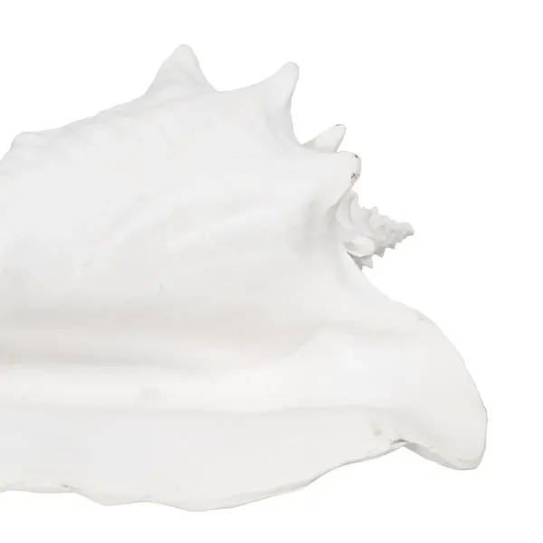 Decorative Figure White Snail 21 x 19 x 13 cm