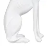 Decorative Figure White Dog 19 x 12 x 37,5 cm