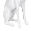 Decorative Figure White Dog 19 x 12 x 37,5 cm