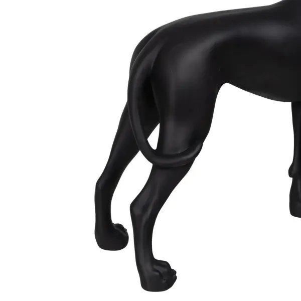 Decorative Figure Black Dog 39 x 15 x 34,5 cm