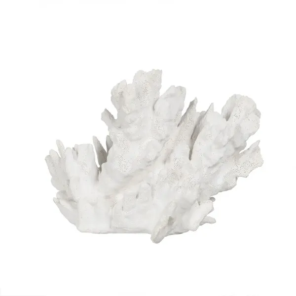 Decorative Figure White Coral 29 x 20 x 21 cm