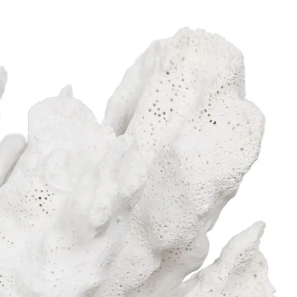 Decorative Figure White Coral 29 x 20 x 21 cm