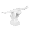 Decorative Figure White 39 x 15,5 x 19 cm