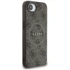 Guess 4G Ring Classic Logo MagSafe - Case for iPhone 16e (brown)