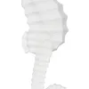 Decorative Figure White Sea Horse 11 x 9 x 31 cm