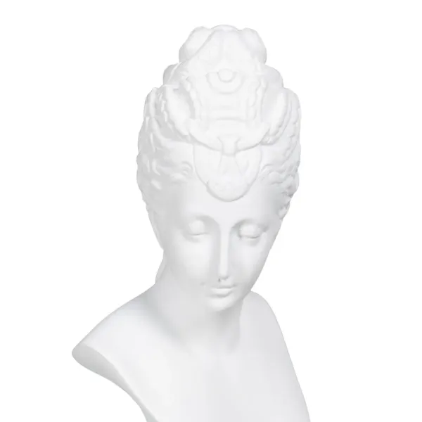 Decorative Figure White 12,6 x 10,3 x 29,5 cm