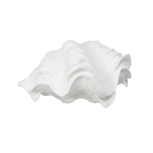 Decorative Figure White Snail 14 x 7 x 10 cm