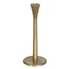 Candleholder Golden Aluminium 10 x 10 x 27 cm