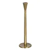 Candleholder Golden Aluminium 10 x 10 x 37 cm