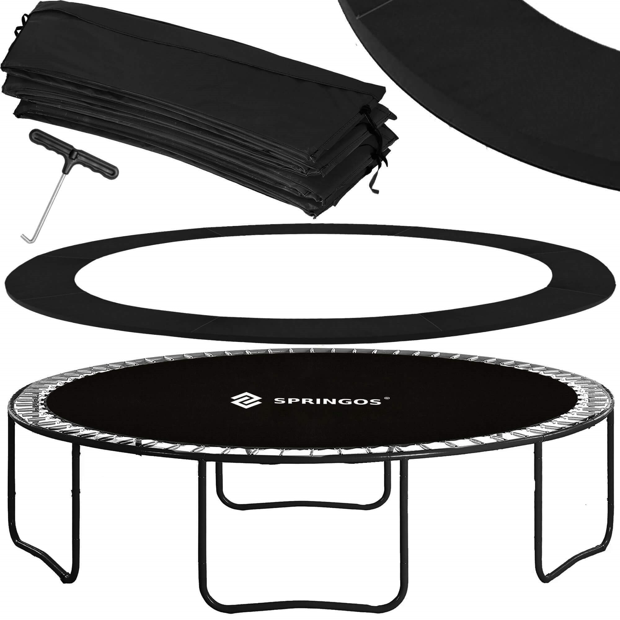 Dārza batuts Springos TP0012 427-435 cm 14ft | Pirkt tiešsaistē — Megaluks