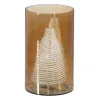 Candleholder Brown Crystal Ø 15 cm 15 x 15 x 25 cm