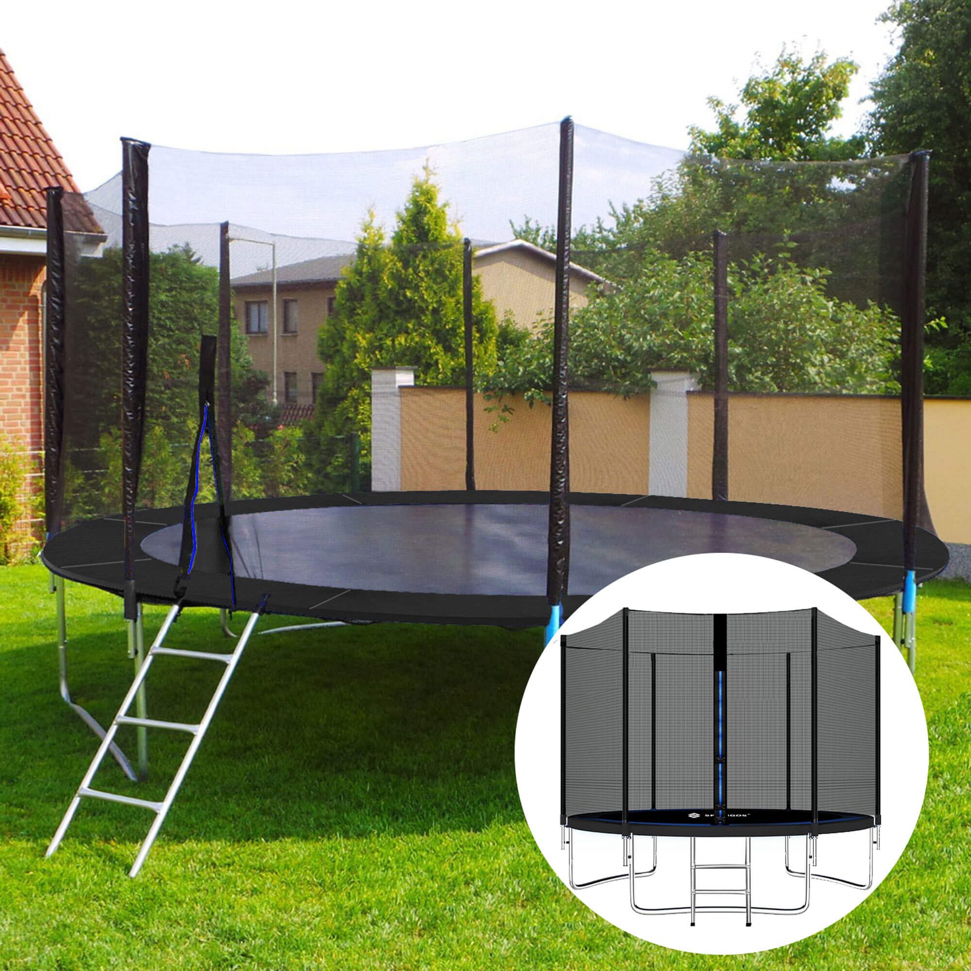 Dārza batuts Springos TP0004 427-435 cm 14ft | Pirkt tiešsaistē — Megaluks