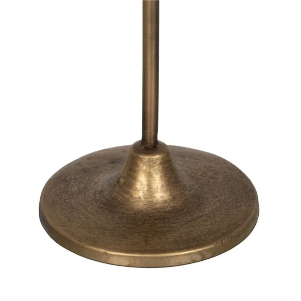 Candleholder Golden Iron 17 x 17 x 43 cm