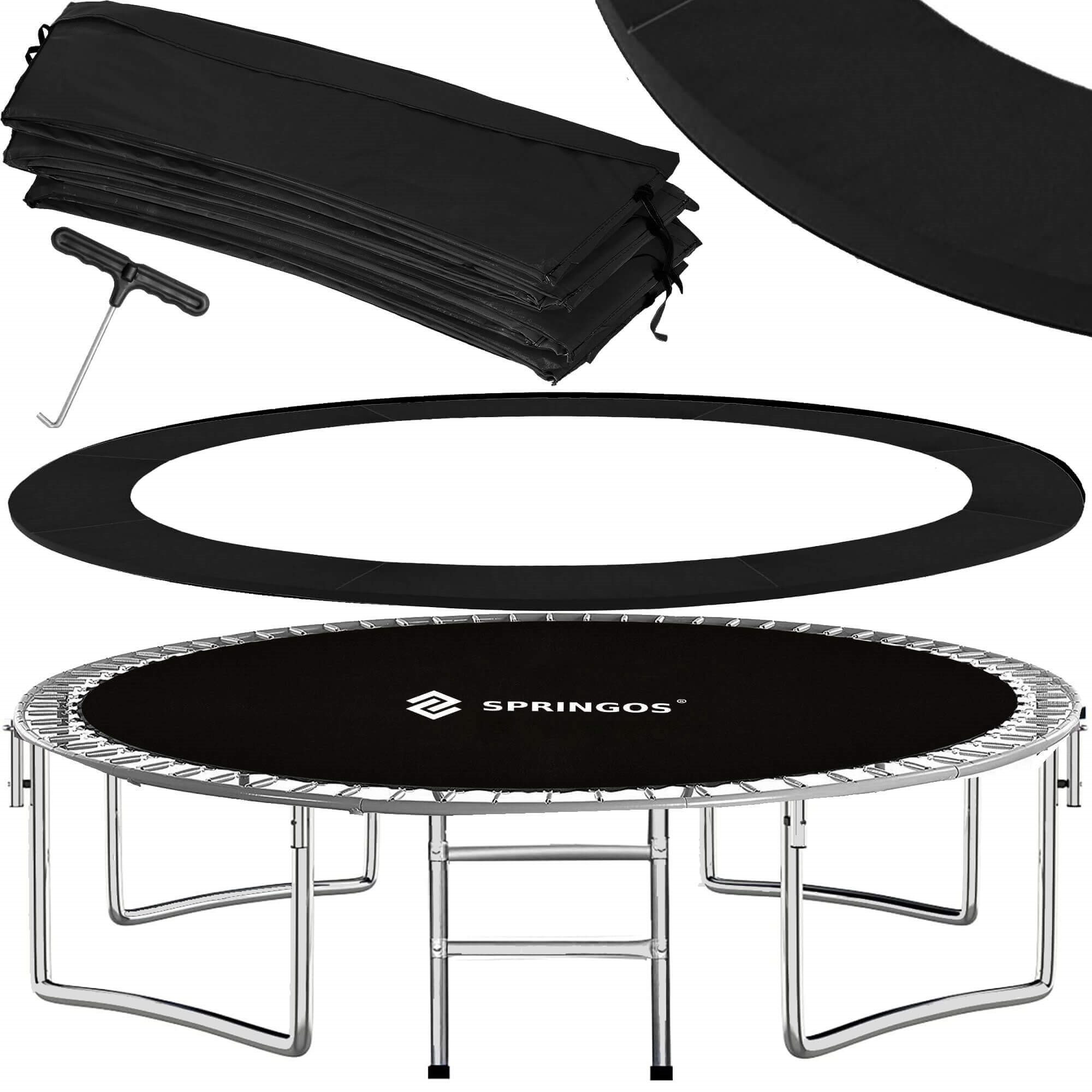 Dārza batuts Springos TP0008 427-435 cm 14ft | Pirkt tiešsaistē — Megaluks