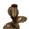 Candleholder Golden Iron 11,5 x 11,5 x 40 cm