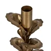 Candleholder Golden Iron 9,5 x 9,5 x 21 cm