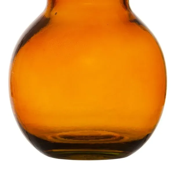 Vase Amber recycled glass 21 x 21 x 25 cm