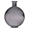 Vase Grey recycled glass 20 x 20 x 25 cm