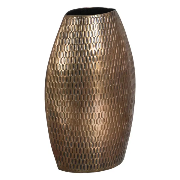 Vase Golden Aluminium 10 x 21 x 33 cm