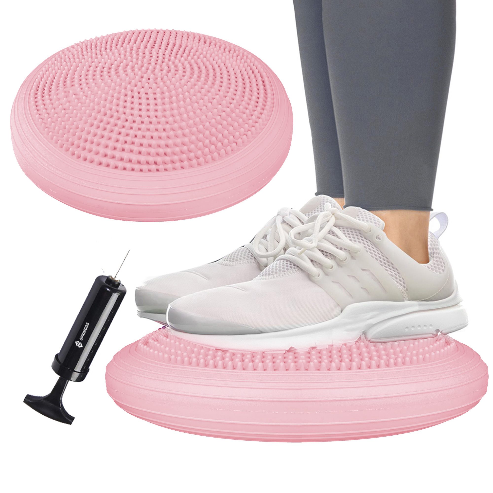 Fitness tasapainotyyny + pumppu Springos FA0089 | Osta verkosta — Megaluks