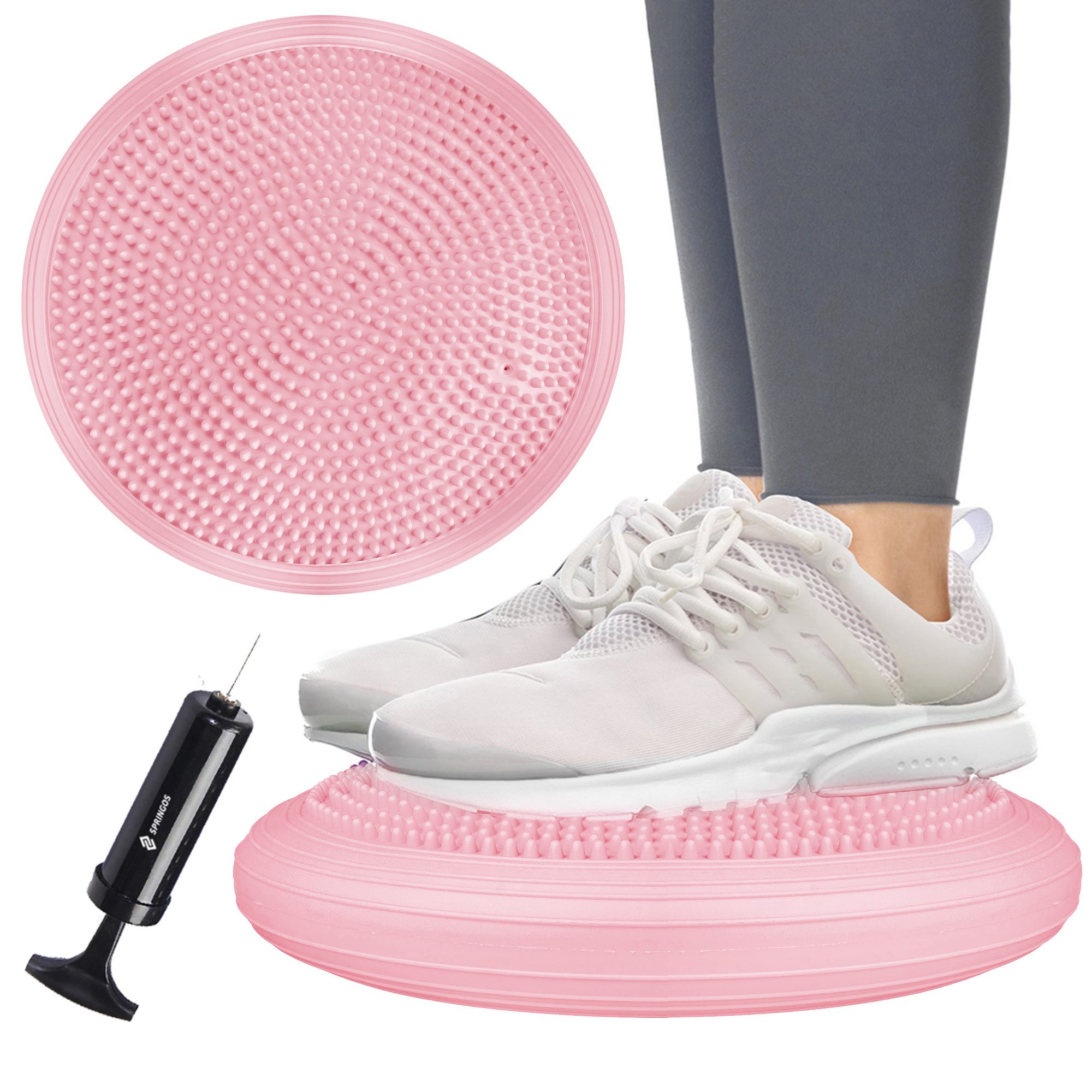 Fitness tasapainotyyny + pumppu Springos FA0089 | Osta verkosta — Megaluks