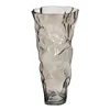 Vase Grey Crystal 19 x 17 x 38,5 cm