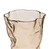 Vase Brown Crystal 15,5 x 14 x 32 cm